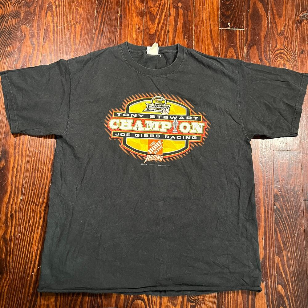 Chase Authentics XL NASCAR Graphic T Shirt Black Racing